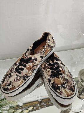 Vans Animal Print Canvas Sneakers - Multi Color